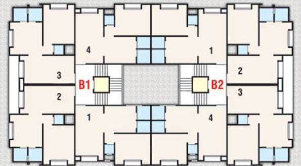 Typical Floor Plan - Type B